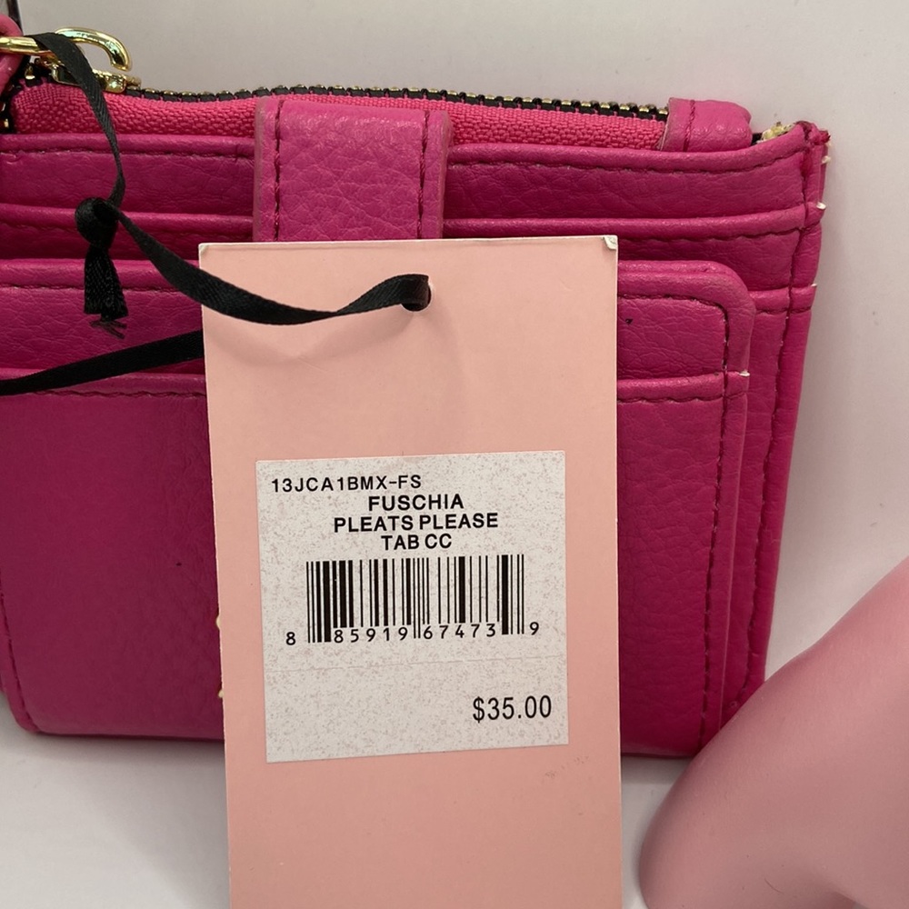Juicy couture, fuchsia, bifold, wallet - Picture 3 of 6